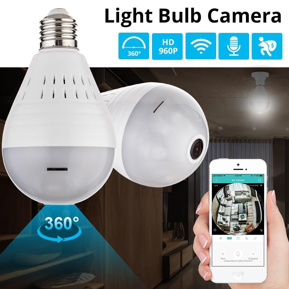 Ampoule De Caméra De Sécurité Wifi Cctv