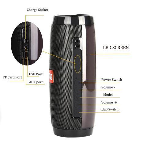 Portable Led Bluetooth Speaker