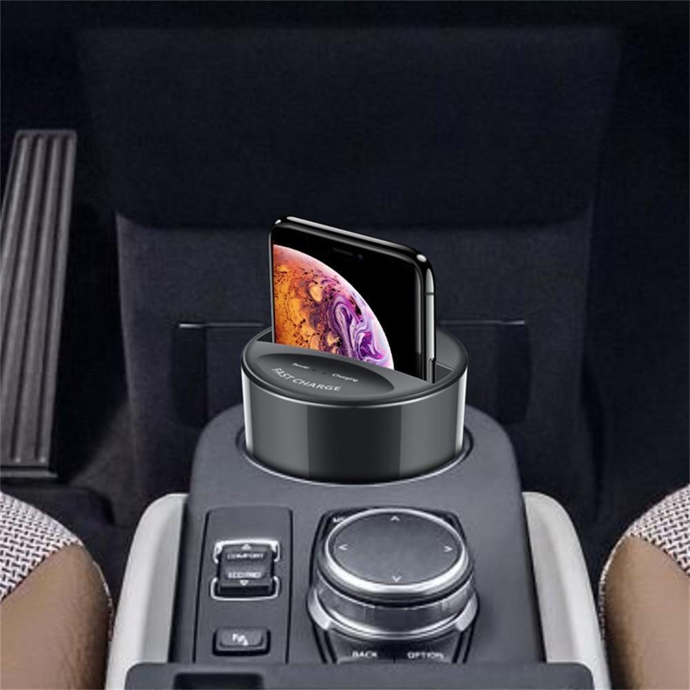 Coupe De Chargeur De Voiture Sans Fil 10W Avec Sortie Usb