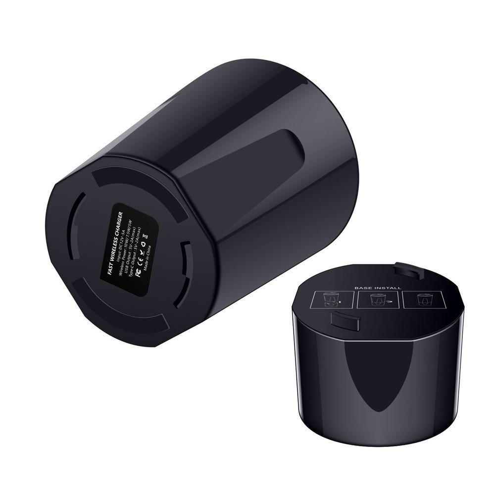 Coupe De Chargeur De Voiture Sans Fil 10W Avec Sortie Usb