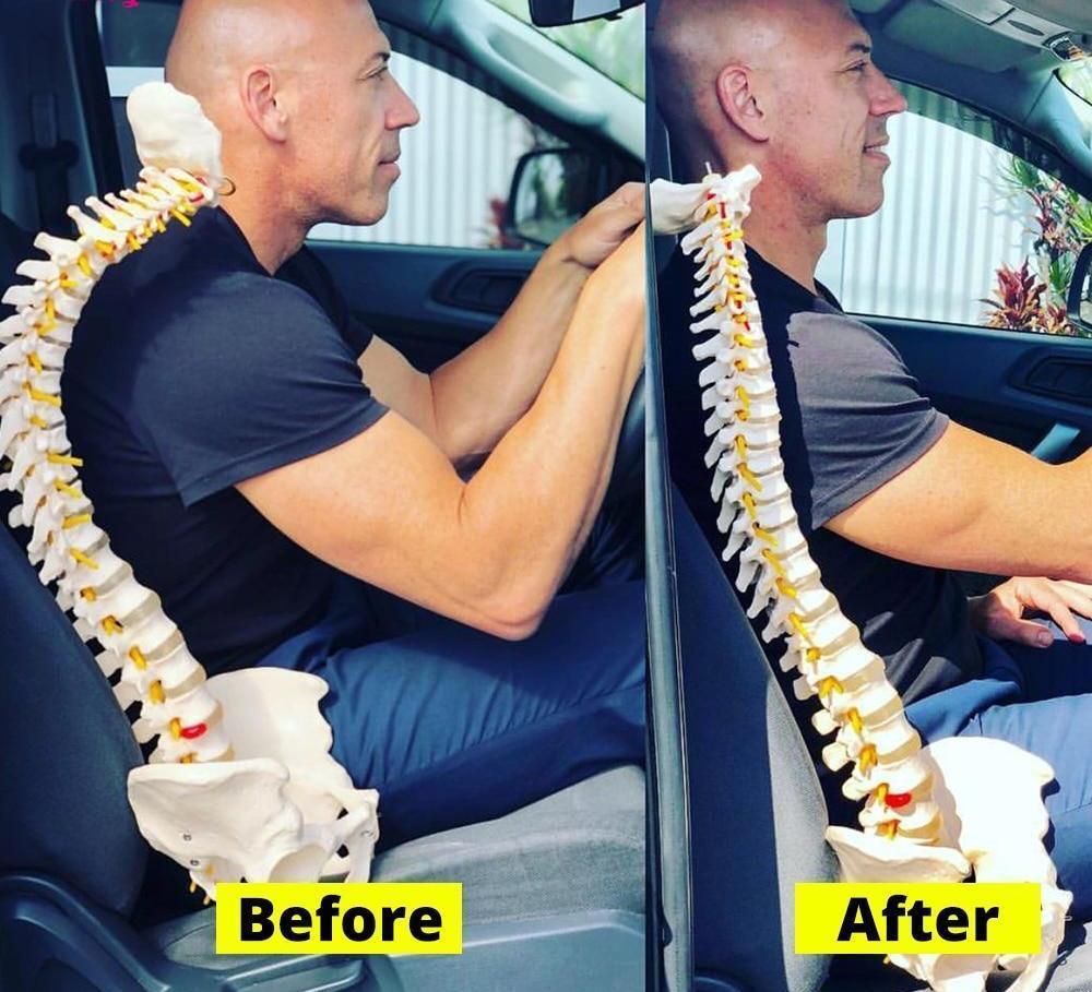 Civière Dorsale Ajustable Et Masseur De Traction