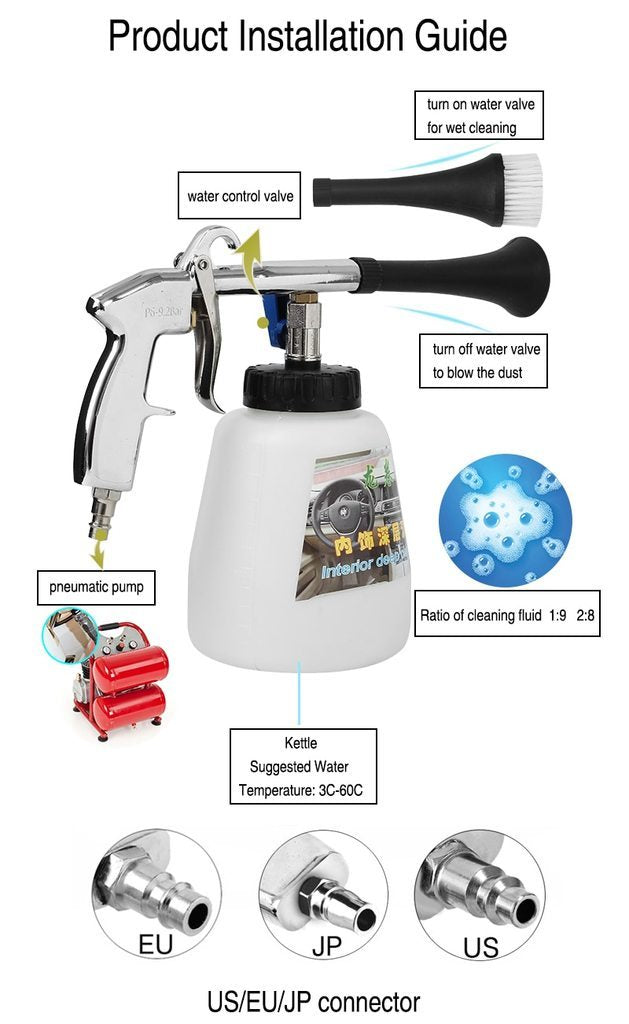 Outil À Haute Pression Tornador Gun Cleaner Car