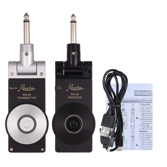 Émetteur Et Récepteur De Système De Guitare Sans Fil Rechargeable