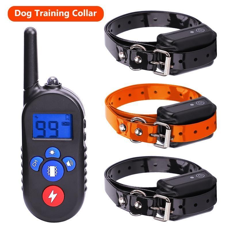 Les Colliers De Dressage Électroniques Imperméables Pour Chiens Arrêtent Les Aboiements De La Télécommande