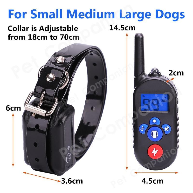 Les Colliers De Dressage Électroniques Imperméables Pour Chiens Arrêtent Les Aboiements De La Télécommande