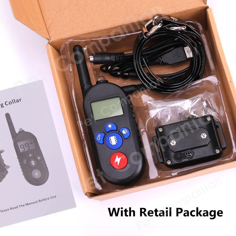Les Colliers De Dressage Électroniques Imperméables Pour Chiens Arrêtent Les Aboiements De La Télécommande