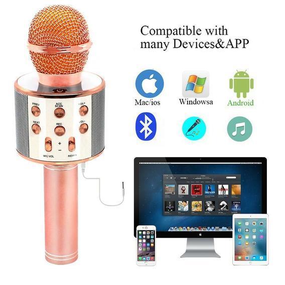Microphone Karaoké Sans Fil | Faire La Fête Partout