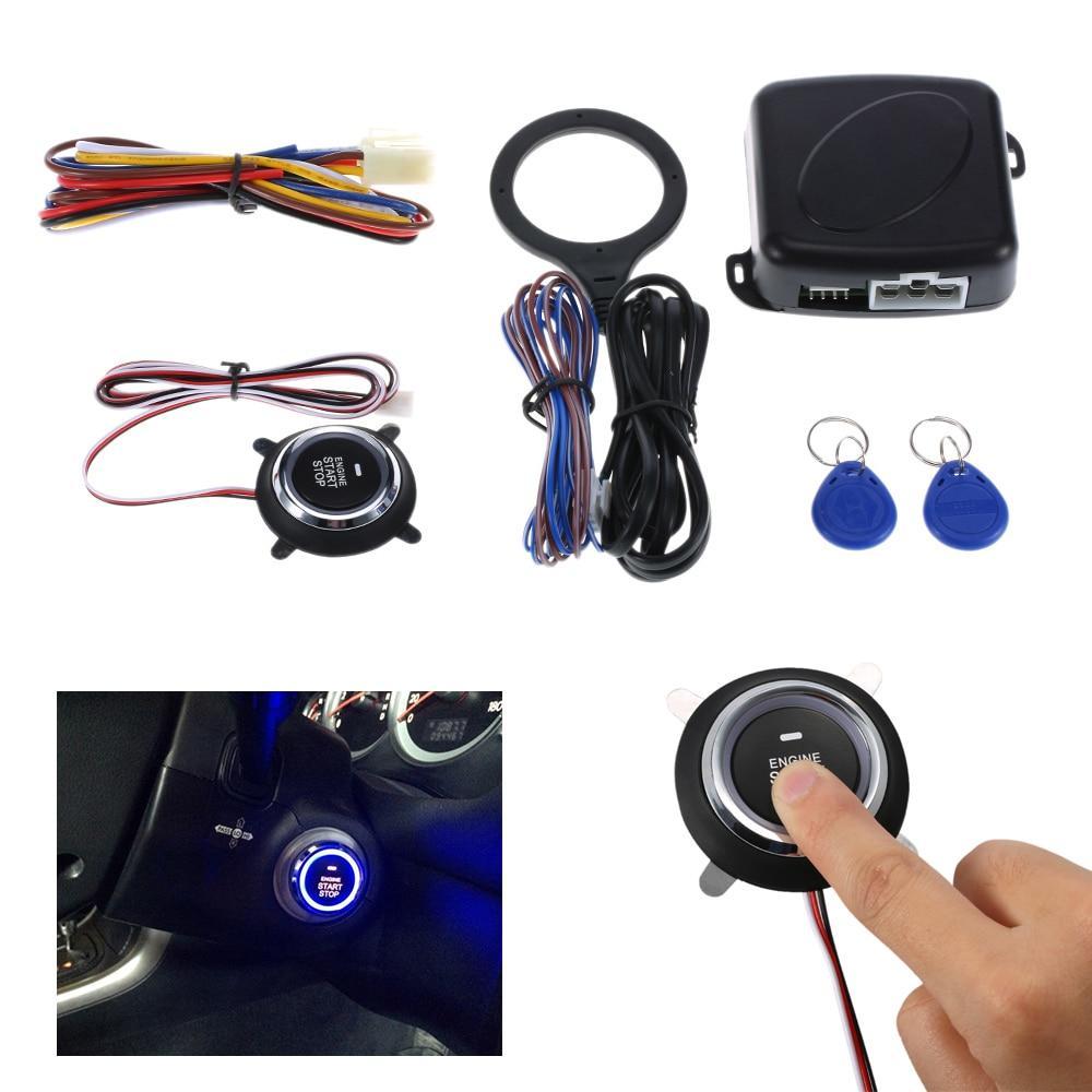 Système Automatique D'Entrée Sans Clé D'Alarme De Voiture Et De Début De Bouton Poussoir