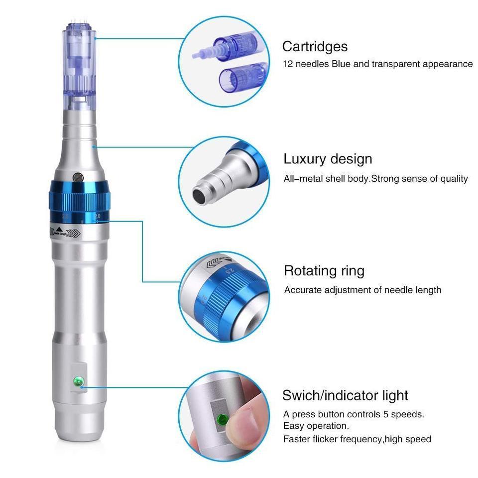 Stylo Microneedling Automatisé Professionnel Dr. Pen