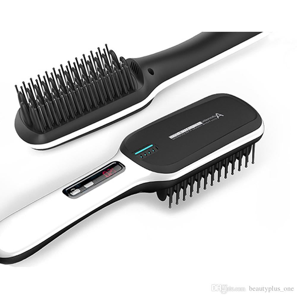 Brosse De Défrisage Professionnelle Pour Tous Les Types De Cheveux-Brosse De Défrisage Ionique