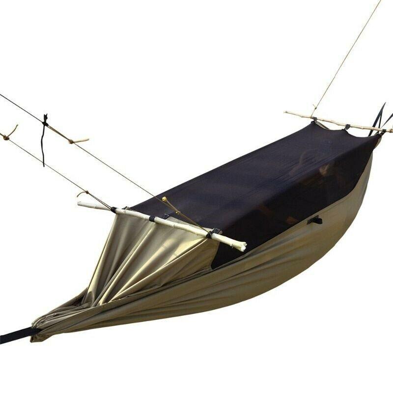 Armée Militaire Tente Avec Anti Moustiquaire Maille Portable Pour Le Camping Randonnée Arbre De Pêche En Plein Air