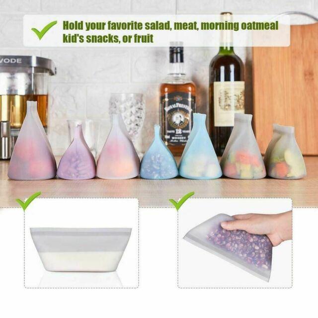 Conteneur Pour Sac À Fermeture Éclair Réutilisable En Silicone 2019