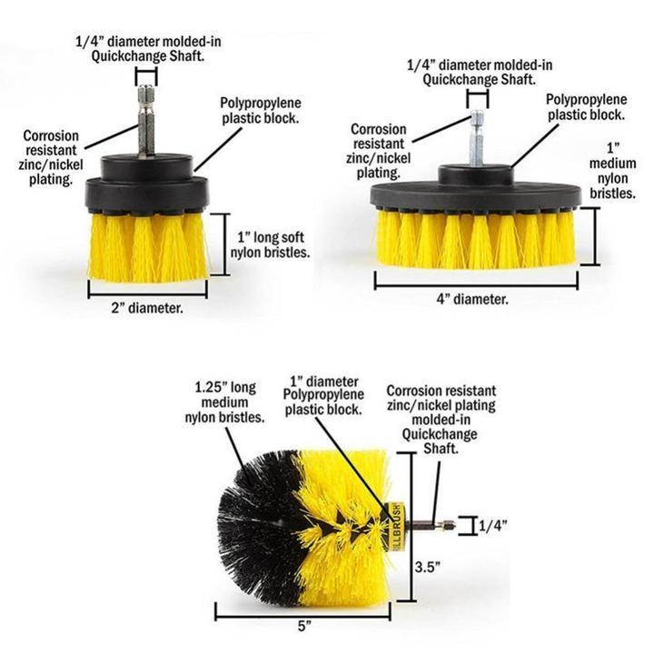 Kit De Brosse De Perçage Pour Autolaveuse