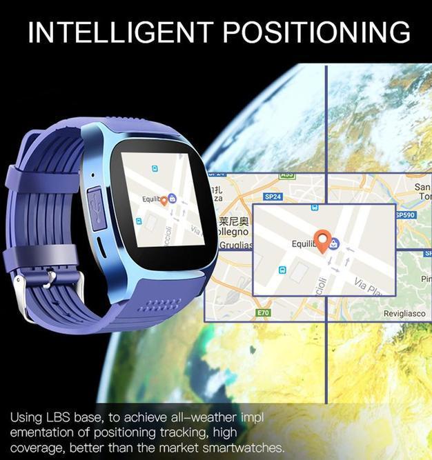 Nouvelle Montre Intelligente Bluetooth Avec Lecteur De Musique D'Appareil Photo Facebook Whatsapp Sync Sms Soutien Carte Sim Tf Pour Android