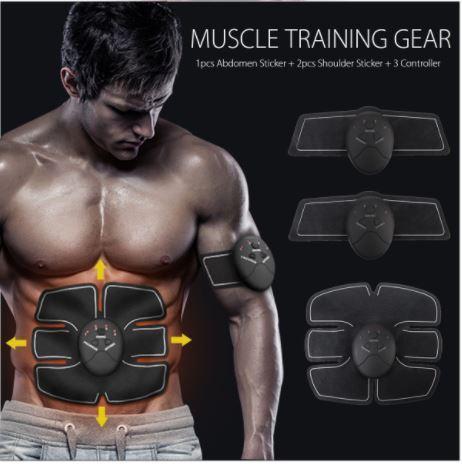 Stimulateur Abs Ultime, Simulateur De Musculation Abdominale Télécommandé Ems Fitness Body Building