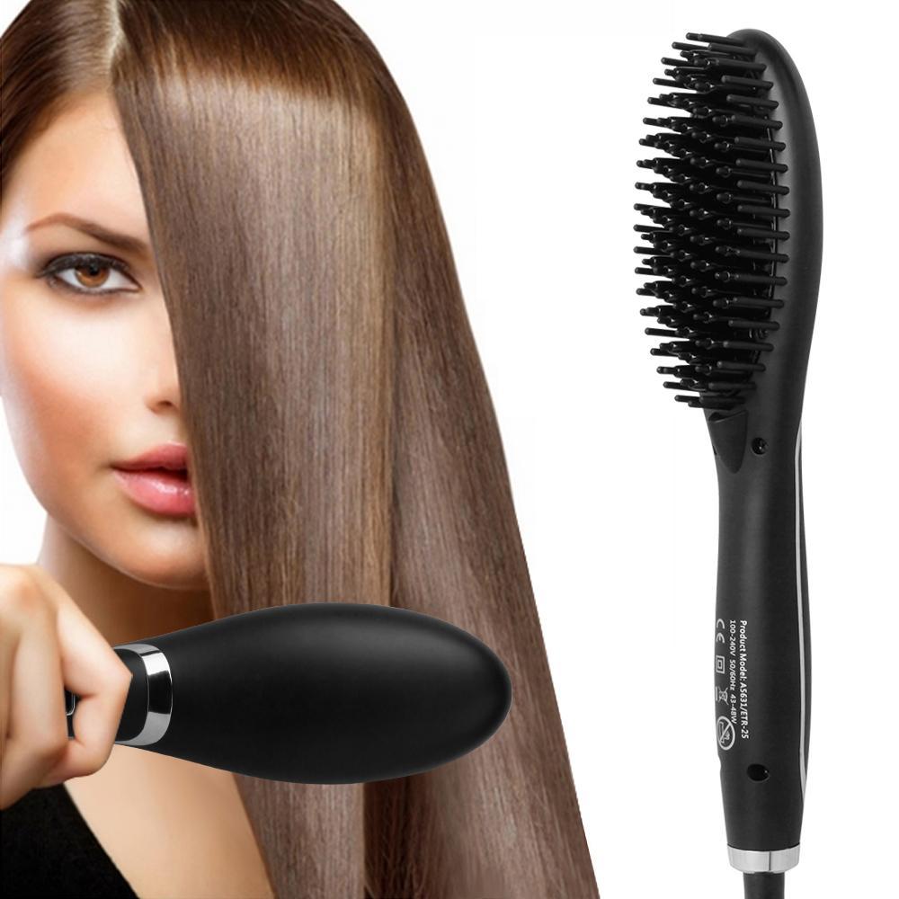 Brosse Électrique À Lisser Les Cheveux
