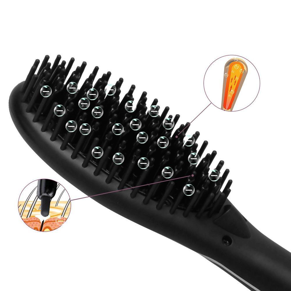 Brosse Électrique À Lisser Les Cheveux