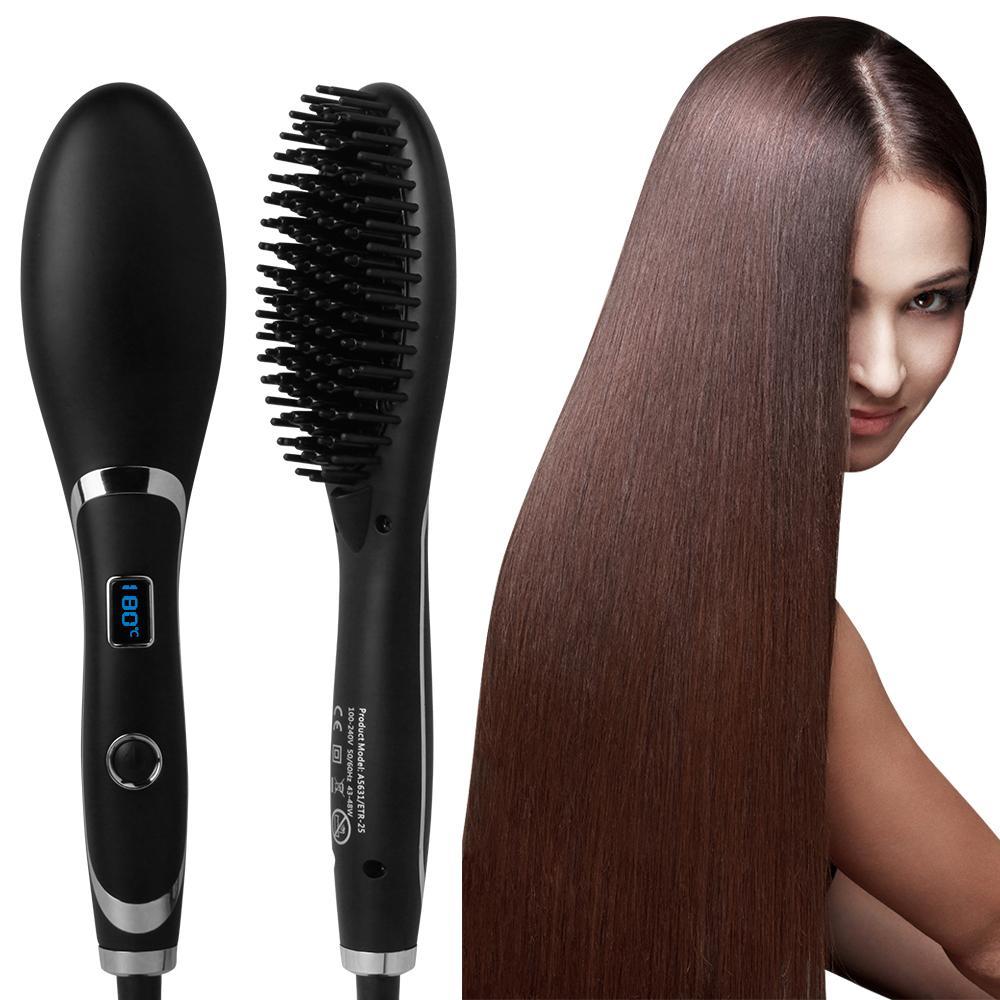 Brosse Électrique À Lisser Les Cheveux
