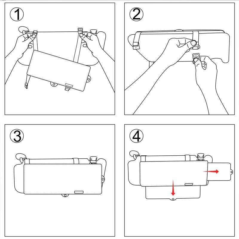 Bloqueur De Rayons Uv D'Extenseur De Pare-Soleil De Voiture Et Antireflet