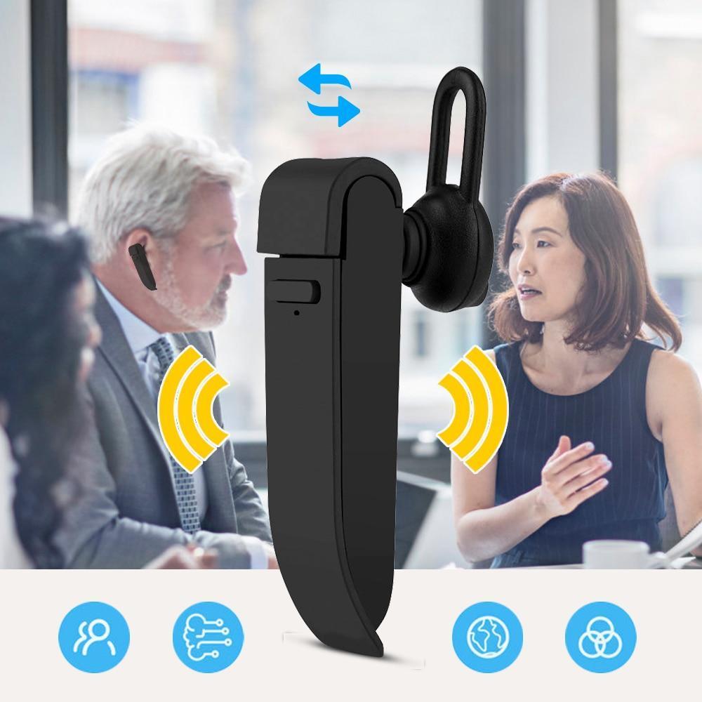 Casque D'Écouteur De Traducteur Vocal À Langage Instantané En Temps Réel