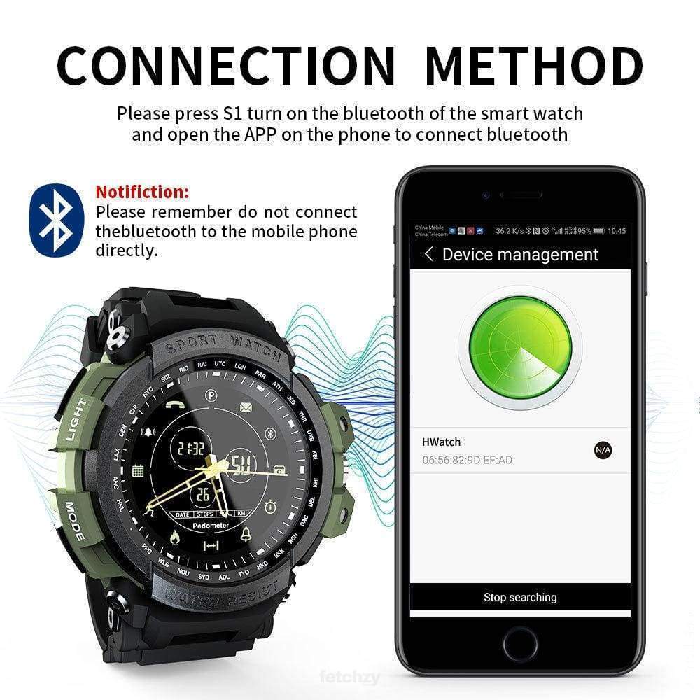 Sports Smart Watch Pour Les Professionnels. Prend En Charge Ios Et Android