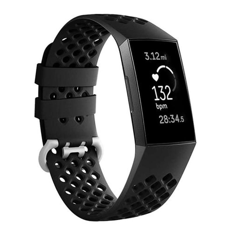Dragonne Fitbit Charge 3 En Silicone Respirant