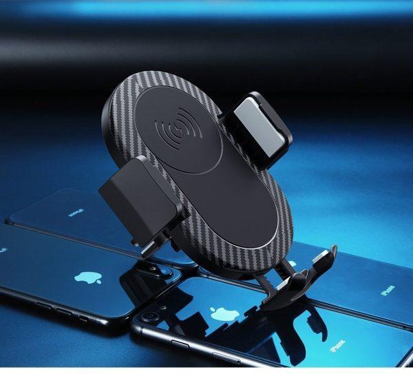 Support De Téléphone De Voiture Et Chargeur Rapide Sans Fil