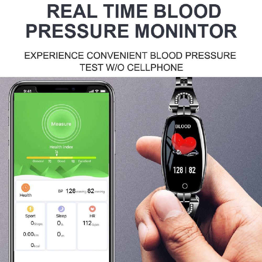 Premium Smart Watch Pour Femmes Compatibles Avec Android Et Io