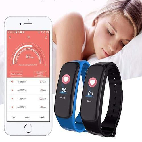 Fitness Tracker Étanche-Montre Intelligente-Bracelet Intelligent